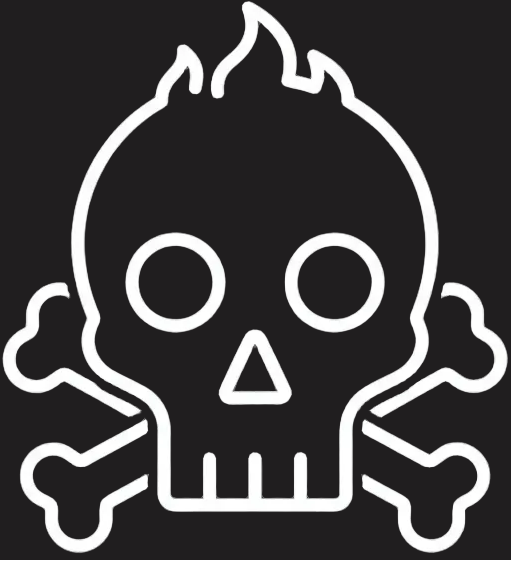 Skull icon for spice level